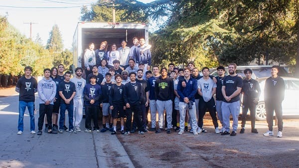 Menlo Athletics Donates Over 550 Toys to Good Tidings Foundation